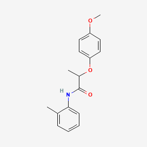 molecular formula C17H19NO3 B6128691 2-(4-methoxyphenoxy)-N-(2-methylphenyl)propanamide 