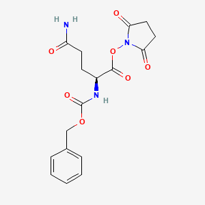 molecular formula C17H19N3O7 B612870 Z-Gln-OSu CAS No. 34078-85-8