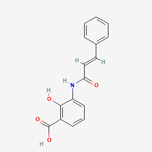 3-(cinnamoylamino)-2-hydroxybenzoic acid