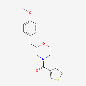 2-(4-methoxybenzyl)-4-(3-thienylcarbonyl)morpholine