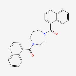 molecular formula C27H24N2O2 B6128770 1,4-di-1-naphthoyl-1,4-diazepane 