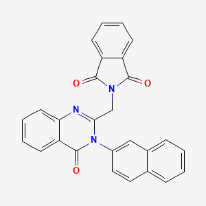 2-{[3-(2-naphthyl)-4-oxo-3,4-dihydro-2-quinazolinyl]methyl}-1H-isoindole-1,3(2H)-dione