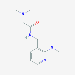 N~1~-{[2-(dimethylamino)-3-pyridinyl]methyl}-N~2~,N~2~-dimethylglycinamide