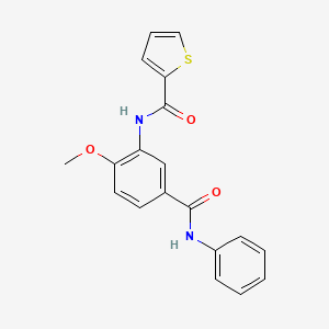 N-[5-(anilinocarbonyl)-2-methoxyphenyl]-2-thiophenecarboxamide