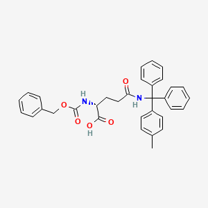 molecular formula C33H32N2O5 B612892 Z-D-Gln(Mtt)-OH CAS No. 200716-85-4