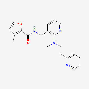 molecular formula C20H22N4O2 B6128968 3-methyl-N-[(2-{methyl[2-(2-pyridinyl)ethyl]amino}-3-pyridinyl)methyl]-2-furamide 
