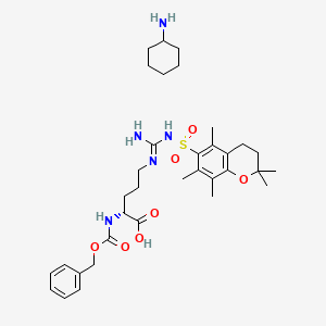 molecular formula C28H38N4O7S · C6H13N B612903 Z-D-Arg(Pmc)-OH Cha CAS No. 200191-08-8