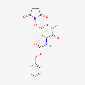 molecular formula C17H18N2O8 B612912 Z-Asp(osu)-ome CAS No. 54743-84-9