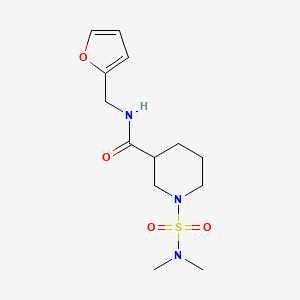 1-[(dimethylamino)sulfonyl]-N-(2-furylmethyl)-3-piperidinecarboxamide