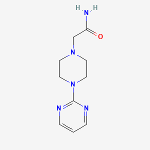 2-[4-(2-pyrimidinyl)-1-piperazinyl]acetamide