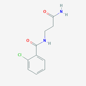 molecular formula C10H11ClN2O2 B6129370 N-(3-amino-3-oxopropyl)-2-chlorobenzamide 