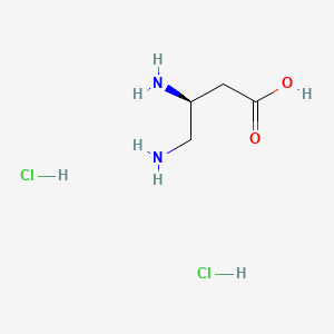 molecular formula C4H12Cl2N2O2 B612938 (S)-3,4-Diaminobutyric acid dihydrochloride CAS No. 141318-80-1