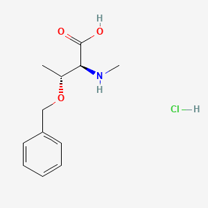 molecular formula C12H17NO3 · HCl B612952 N-Me-Thr(Bzl)-OH HCl CAS No. 257288-46-3