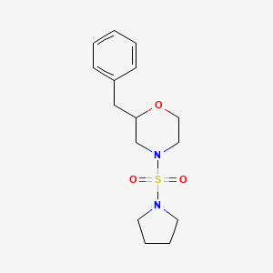 2-benzyl-4-(1-pyrrolidinylsulfonyl)morpholine