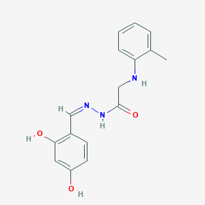 N'-(2,4-dihydroxybenzylidene)-2-[(2-methylphenyl)amino]acetohydrazide