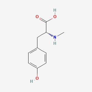 molecular formula C10H13NO3 B612959 (R)-3-(4-Hydroxyphenyl)-2-(methylamino)propanoic acid CAS No. 178357-84-1