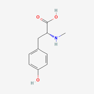 molecular formula C10H13NO3 B612959 (R)-3-(4-ヒドロキシフェニル)-2-(メチルアミノ)プロパン酸 CAS No. 178357-84-1