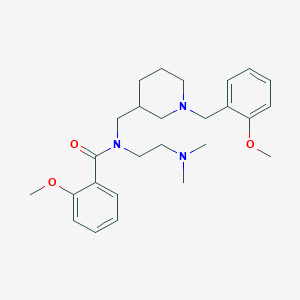 N-[2-(dimethylamino)ethyl]-2-methoxy-N-{[1-(2-methoxybenzyl)-3-piperidinyl]methyl}benzamide