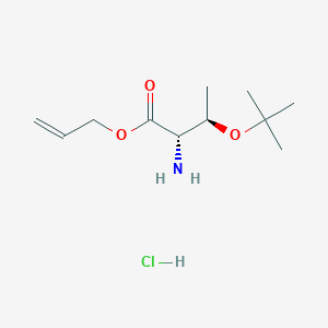 molecular formula C11H22ClNO3 B612997 (2S,3R)-Allyl 2-amino-3-(tert-butoxy)butanoate hydrochloride CAS No. 218938-63-7