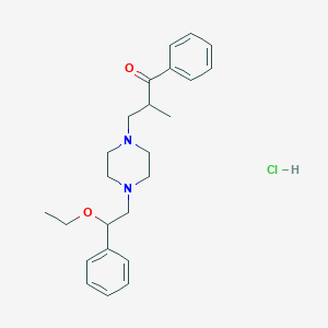 molecular formula C24H33ClN2O2 B000613 Eprazinone dihydrochloride CAS No. 10402-53-6