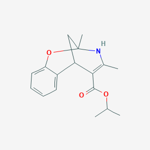 isopropyl 9,11-dimethyl-8-oxa-10-azatricyclo[7.3.1.0~2,7~]trideca-2,4,6,11-tetraene-12-carboxylate