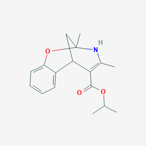 molecular formula C17H21NO3 B6130018 isopropyl 9,11-dimethyl-8-oxa-10-azatricyclo[7.3.1.0~2,7~]trideca-2,4,6,11-tetraene-12-carboxylate 