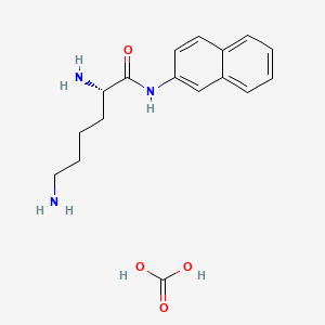 molecular formula C17H23N3O4 B613022 L-赖氨酸 β-萘酰胺碳酸盐 CAS No. 18905-74-3