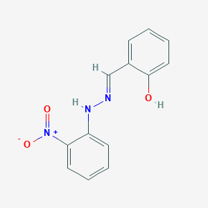 molecular formula C13H11N3O3 B6130252 2-hydroxybenzaldehyde (2-nitrophenyl)hydrazone 
