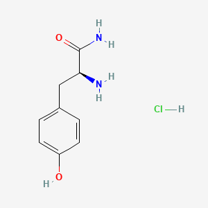 molecular formula C9H13ClN2O2 B613030 H-Tyr-NH2 hcl CAS No. 53559-18-5