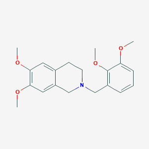 molecular formula C20H25NO4 B6130315 2-(2,3-dimethoxybenzyl)-6,7-dimethoxy-1,2,3,4-tetrahydroisoquinoline 