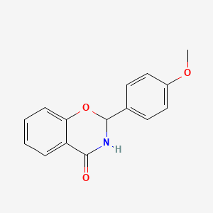molecular formula C15H13NO3 B6130374 2-(4-methoxyphenyl)-2,3-dihydro-4H-1,3-benzoxazin-4-one 