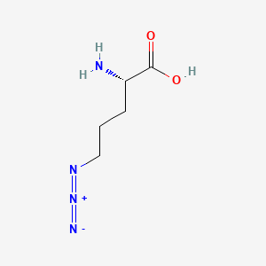 molecular formula C5H10N4O2*HCI B613038 5-Azidonorvaline CAS No. 156463-09-1