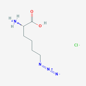 molecular formula C6H12N4O2*HCI B613041 H-赖氨酸(N3).HCl CAS No. 159610-92-1