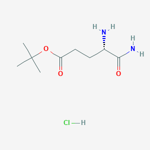 molecular formula C9H19ClN2O3 B613044 H-Glu(otbu)-NH2 hcl CAS No. 108607-02-9