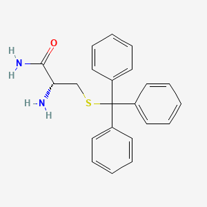molecular formula C22H22N2OS B613049 H-Cys(Trt)-NH2 CAS No. 166737-85-5