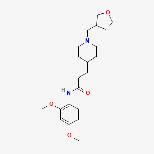 N-(2,4-dimethoxyphenyl)-3-[1-(tetrahydro-3-furanylmethyl)-4-piperidinyl]propanamide