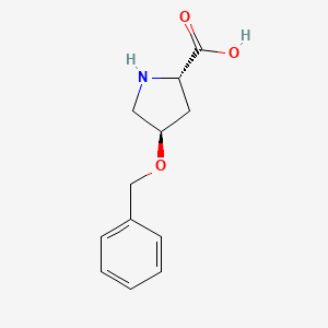 molecular formula C12H15NO3 · HCl B613062 L-Proline, 4-(phenylmethoxy)-, (4R)- CAS No. 40350-84-3