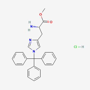 molecular formula C26H26ClN3O2 B613064 h-His(trt)-ome.hcl CAS No. 32946-56-8