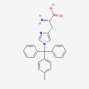 molecular formula C26H25N3O2 B613065 H-His(1-mtt)-OH CAS No. 133367-32-5