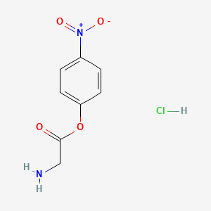 molecular formula C8H9ClN2O4 B613066 4-硝基苯基 2-氨基乙酸盐酸盐 CAS No. 16336-29-1