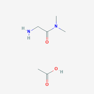 molecular formula C6H14N2O3 B613067 乙酰酸2-氨基-N,N-二甲基乙酰胺酯 CAS No. 200634-33-9