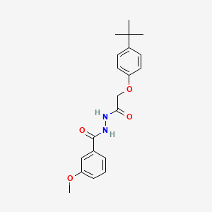 N'-[(4-tert-butylphenoxy)acetyl]-3-methoxybenzohydrazide