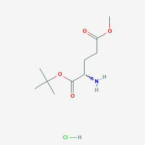 molecular formula C10H20ClNO4 B613073 (S)-1-叔丁基 5-甲基 2-氨基戊二酸盐酸盐 CAS No. 34582-33-7