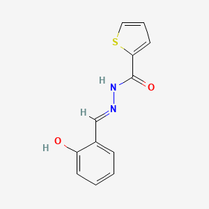 molecular formula C12H10N2O2S B6130741 N'-(2-hydroxybenzylidene)-2-thiophenecarbohydrazide 
