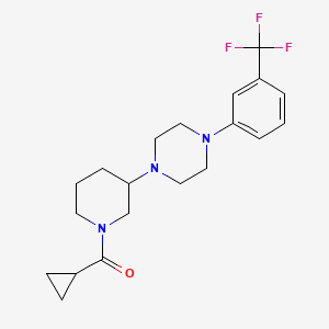 1-[1-(cyclopropylcarbonyl)-3-piperidinyl]-4-[3-(trifluoromethyl)phenyl]piperazine