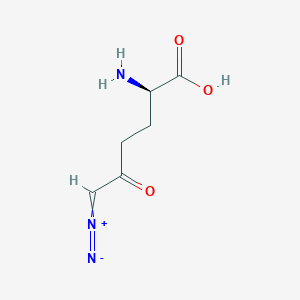 molecular formula C6H9N3O3 B613115 6-重氮-5-氧代-D-正亮氨酸 CAS No. 71629-86-2