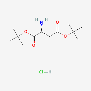 molecular formula C12H24ClNO4 B613122 (R)-二叔丁基 2-氨基琥珀酸盐酸盐 CAS No. 135904-71-1
