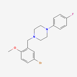 1-(5-bromo-2-methoxybenzyl)-4-(4-fluorophenyl)piperazine