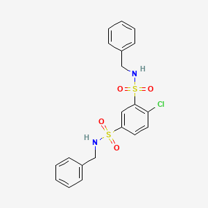 N,N'-dibenzyl-4-chloro-1,3-benzenedisulfonamide