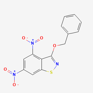 3-(benzyloxy)-4,6-dinitro-1,2-benzisothiazole